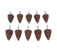 Têtes de Meulage 6mm en pour papier Abrasif Résine 80# Têtes(30mm) | Conception pour conique, accès espaces restreints, polissage surfaces courbes, 80#, métal bois