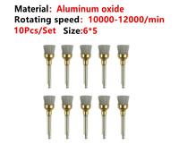 Têtes De Meulage Dentaire En Silicone,Oxyde D'aluminium,Carbure De Silicium,Brosses De Polissage Des Dents,Machine À Basse Vitesse,Matériel Dentaire,10 Pièces - Type Grinding Heads 1-38