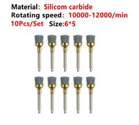 Têtes De Meulage Dentaire En Silicone,Oxyde D'aluminium,Carbure De Silicium,Brosses De Polissage Des Dents,Machine À Basse Vitesse,Matériel Dentaire,10 Pièces - Type Grinding Heads 1-34