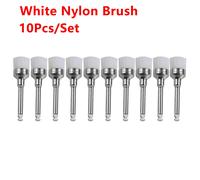 Têtes De Meulage En Silicone Dentaire,Polisseuse De Dents,Brosses De Polissage Pour Machine À Basse Vitesse,Matériaux Dentaires En Carbure De Silicium,10 Pièces/Lot #M2