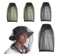 TêTes De Midge Net 4pcs Anti-Bug Moustique TêTe Nette Filet Fin Filet De Filet Apiculture