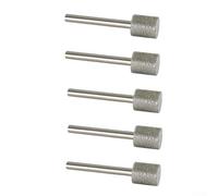 Têtes de polissage en pierre (lot 5) 45 x 6 3 mm for outils rotatifs, pierres for affûteurs chaînes électriques, compatibles avec le métal, bois, jade et l'argent