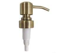 Têtes de pompe à visser en acier inoxydable 304 pour distributeur de savon à vaisselle, lotions, après-shampooing, 2,5 cm (bronze)