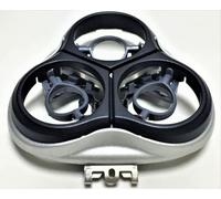 [Têtes de rasage] Support de tête de rasoir + cadre de lame compatible avec la plaque de coupe Philips Norelco HQ7325 HQ7350 HQ7100 HQ7200 HQ7300 HQ7120 HQ7260 HQ7350 HQ7363 [Facile à remplacer](Silve