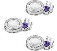 Têtes de Rasoir, 3 pièces Tête de Rechange, Tête de rasage, Têtes de Rechange Compatible avec les rasoirs électriques Series HQ8 PT7 AT7 AT8 PT720 PT725 PT860 AT890 AT750, Non d'Origine