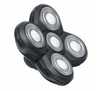 Têtes de Rasoir - 5 têtes de remplacement, universel, non compatible avec Remington/crâne rasoirs - 5 pièces - Noir Étiquette
