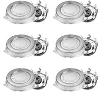 Têtes de Rasoir, 6 pièces Tête de Rechange, Tête de rasage, Têtes de Rechange Compatible avec les rasoirs électriques Series SH30/SH50 1000 2000 3000 5000, Non d'Origine.[G258]