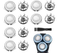 Têtes de Rasoir, 6 pièces Tête de Rechange, Tête de rasage, Têtes de Rechange Compatible avec les rasoirs électriques Series SH30/SH50 1000 2000 3000 5000, Non d'Origine