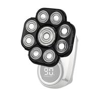 Têtes de rasoir de rechange pour hommes,têtes de rasoir de rechange,Rasoir pour cheveux corporels Extreme Speed 9 têtes, fixation universelle à double anneau - Têtes de rechange de rasoir à vitesse