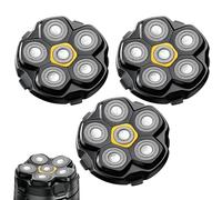Têtes de rasoir magnétiques 6D de rechange compatibles avec DOAO, JoyKoi, Solimpia et Singphere AEXIRI (6D-3PACK)