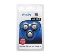 Têtes de rasoir - PHILIPS - HQ167 - Lot de 3 - Technologie Super Lift&Cut - Rasage humide ou sec