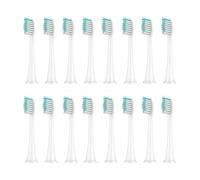 Têtes de rechange 4/8/12/16PCS, série HX3/HX6/HX9 | Têtes DiamondClean pour brosse à dents électrique, adultes, blanc noir(16pcs)