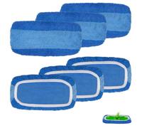 Têtes de Rechange Balais Serpillères Microfibre Compatibles avec Swiffer Sweeper, Lingettes Reutilisable Humide et Sèche Tampons de Balai de Nettoyage
