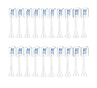 Têtes de rechange, compatible avec Philips, 4100 5100 6500 C3 | W3, manches à clipser; pour 9000, 9400, HX9322, HX9331, HX9332, HX9334, HX9336(20pcs White)