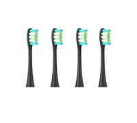 Têtes de rechange compatibles avec les brossettes Oclean Flow/X/X PRO/Z1/F1/One/Air 2/SE(4 Black)