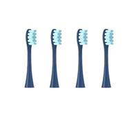 Têtes de rechange compatibles avec les brossettes Oclean Flow/X/X PRO/Z1/F1/One/Air 2/SE(4 Dark Blue)