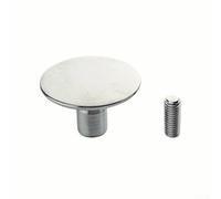 Têtes de rechange en acier inoxydable pour Pdr Knock Down Tip pour marteau de débosselage sans peinture avec formes rondes et rectangulaires pour kit de réparation de carrosserie (style rond (A))