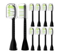 Têtes De Rechange For Brosse À Dents, 10 Pièces, Compatibles Avec Philips, Brosse À Dents Rechargeable Sonicare Série One HY1200/06 BD1003/AZ(10pcs Black)