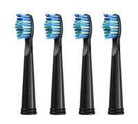 Têtes de rechange for brosses à dents électriques compatibles avec SEAGO SG910/507/958/515/949/575/551, 4/8/16 pièces(4pcs BLACK)