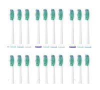 Têtes de rechange HX6014 compatibles avec tête brosse électrique HX9043/HX9140/HX6730/HX6530/HX9362/HX9342/HX3210/HX3481/HX642E/HX682E/HX684J(24PCS)