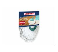 Leifheit Têtes de rechange Clean Twist Disc Mop microfibre absorbante carrelage/pierre lot 2