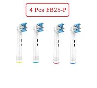 Têtes De Rechange Pour Brosse À Dents Électrique,4 Pièces,Poils Souples,Pour Buses De Brosse À Dents Oral B,Soins De Nettoyage Buccal.4 Pcs Eb25-P
