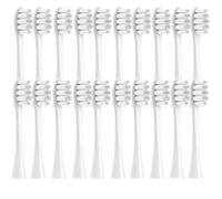 Têtes de rechange pour brosse à dents électrique, lot de 12 pièces compatibles Oclean Flow,X,X PRO,Z1,F1,One,Air 2,SE, poils souples, couleur verte (20 Pièces - Blanc,taille unique)