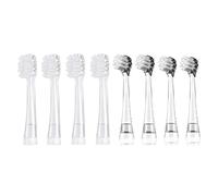 Têtes De Rechange Pour Brosse À Dents Électrique Seago Sg902/Sg602,0-3 Ans,Soins D'Hygiène Buccale,Dupon Souple.4 Small 4 Big Heads