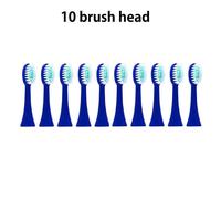 Têtes De Rechange Pour Brosse À Dents Sonique Pour Enfants,Poils Souples,Nettoyage En Profondeur,Pointes Intelligentes.Dark Blue 10Pcs Head