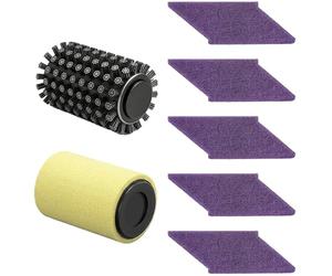 Têtes de Rechange pour Brosse de Barbecue électrique - Comprend Une tête de Brosse métallique en Acier Inoxydable, Un Tampon de Polissage et Un Tampon à récurer - Compatible avec Le modèle LZ-8054A