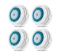 Têtes de Rechange pour Brosse Faciale- Compatibles avec brosses Mia 1, 2, 3 (Aria), SMART Profile, Alpha Fit, Plus, Sonic Radiance - Lot de 4