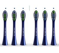 Têtes de rechange pour brosses à dents WT8800Series et Whiten+ Edition. 6 morceaux. Doux.