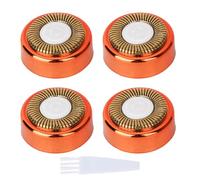Têtes de rechange pour épilateur impeccable - 4 lames de rechange compatibles Finishing Touch pour un toilettage de précision et une peau lisse