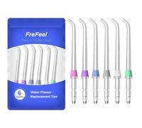 Têtes de rechange pour Waterpik, embouts de rechange pour hydropulseur | Lot de 6 embouts classiques pour hydropulseur Water Pik