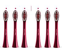 Têtes de rechange Wagner Stern pour brosses à dents WT8800Series et Whiten+ Edition. 6 morceaux. Doux.