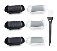 Têtes de recharge de rouleau compatibles Scholl/Essy/Ratukall/Pedi, kit de pédicure pour pieds, rouleaux extra-grossiers, réguliers et fins