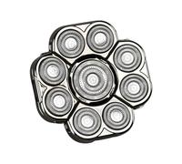 Têtes de remplacement du rasoir électrique - Tête de rasoir à 9 lames avec technologie de vitesse à double anneau | Universals Shaver Head pour une utilisation humide et sec, les accessoires de rasoir