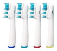 Têtes de remplacement - Oral B - Dual Clean - Pack de 8 - Blanc