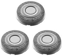 Têtes de remplacement pour les rasoirs Compatible avec Norelco série 9000, nouvelle version de boucle de roue en métal et amélioration des lames de précision à double couche