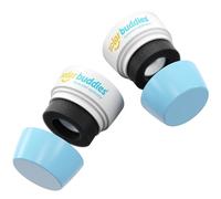Têtes de remplacement Solar Buddies Duo avec couvercles Bleus - Compatible avec l'applicateur de crème solaire rechargeable pour enfants - Contenance 100 ml (PAS une unité complète)