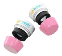 Têtes de remplacement Solar Buddies Duo avec couvercles Roses - Compatible avec l'applicateur de crème solaire rechargeable pour enfants - Contenance 100 ml (PAS une unité complète)