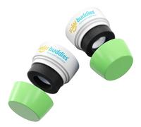 Têtes de remplacement Solar Buddies Duo avec couvercles Verts - Compatible avec l'applicateur de crème solaire rechargeable pour enfants - Contenance 100 ml (PAS une unité complète)