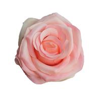 Têtes de roses artificielles en soie, 10 pièces, 3.5 pouces, fausses Roses réalistes, sans tiges, for centres table mariage, décoration maison, rouge(Rose Pink)