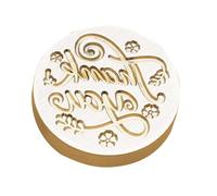 Têtes de Sceau en Laiton Amovibles - Tête de 3D en Laiton pour Cartes de | Décoration de Cartes de Vœux, Artisanat DIY, Invitations, à, Accessoires Créatifs