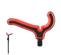Têtes de support pour canne à pêche - Support pour rod pod Accessoire de pêche à la carpe | Tête repose canne à pêche | Appuie-tête porte canne à pêche | Tête repose canne | Pince pour p