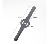 Têtes de Tondeuse à Gazon en Métal avec 40 Dents de 150mm,Lame de,Mangeur de Mauvaises Herbes,Accessoire pour Outil Électrique de Jardin - Type Marron