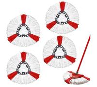 Têtes de vadrouille de remplacement compatibles avec les vadrouilles O-Cedar EasyWring 4 paquets - Recharge de têtes de vadrouille