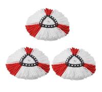 Têtes de vadrouille - M-Best - 3 PCS - Microfibre - Compatible Vileda O-cedar - Lavable en machine