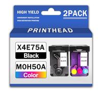 Têtes d'impression compatibles X4E75A et MOH50A pour imprimantes HP SmartTank 508 510 511 516 518 519 531 536 538 539 618 525 528 582 585. Fiabilité longévité et Couleurs garanties,4 Color-1 Set