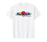 Têtes Power Rangers Retro des années 90 T-Shirt